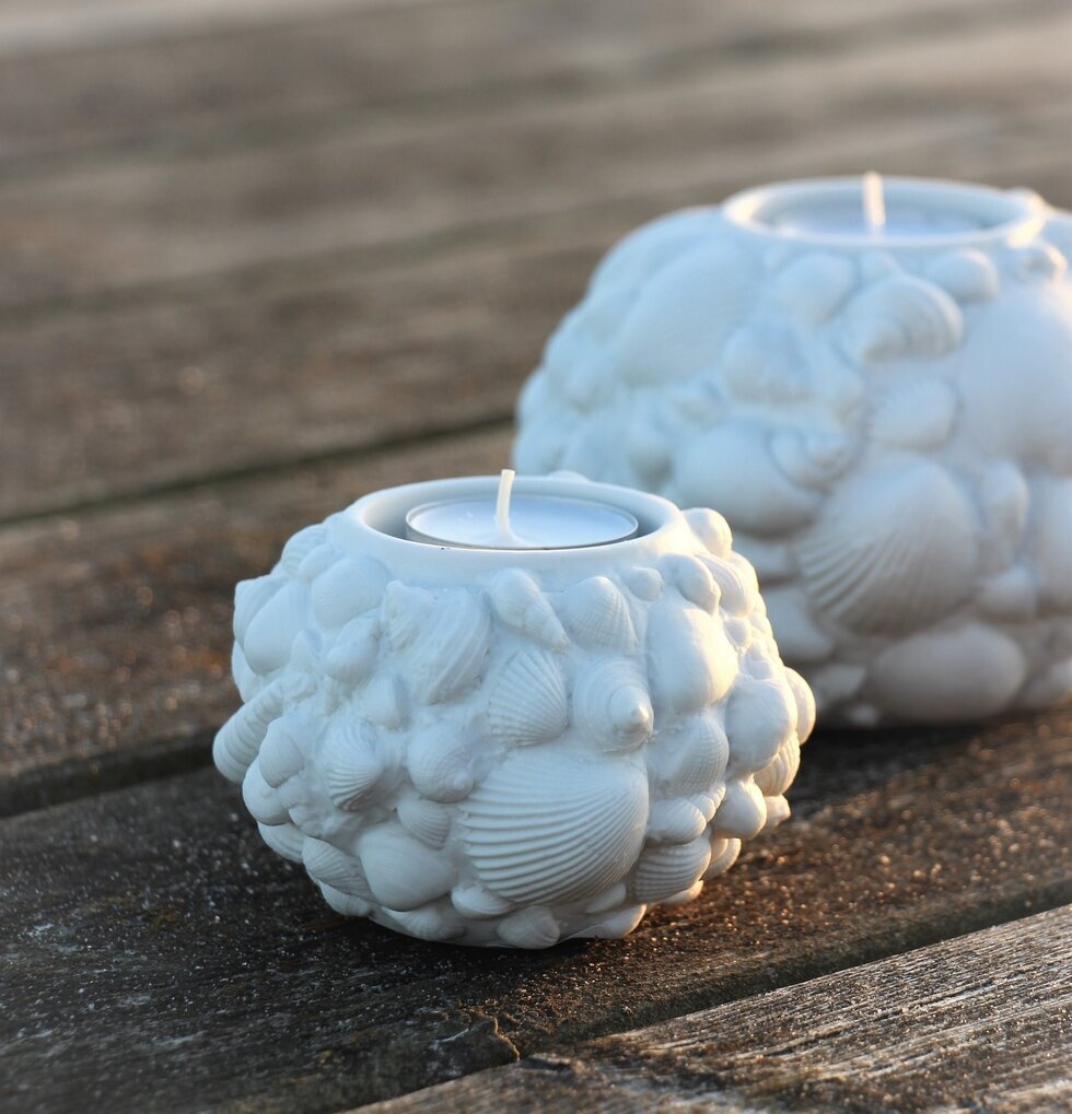 Ljushållare Seashell Liten från Majas Cottage på träyta