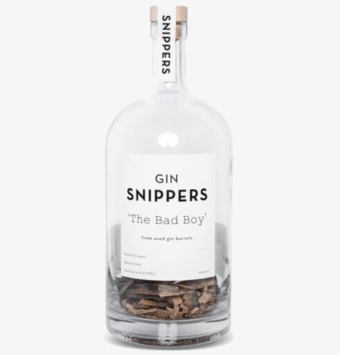Snippers - The Bad Boy Gin från BOXinBAG i elegant glasflaska
