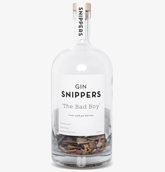 Snippers - The Bad Boy Gin från BOXinBAG i elegant glasflaska