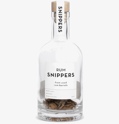 Snippers - Rom från BOXinBAG, flaska med träflisor