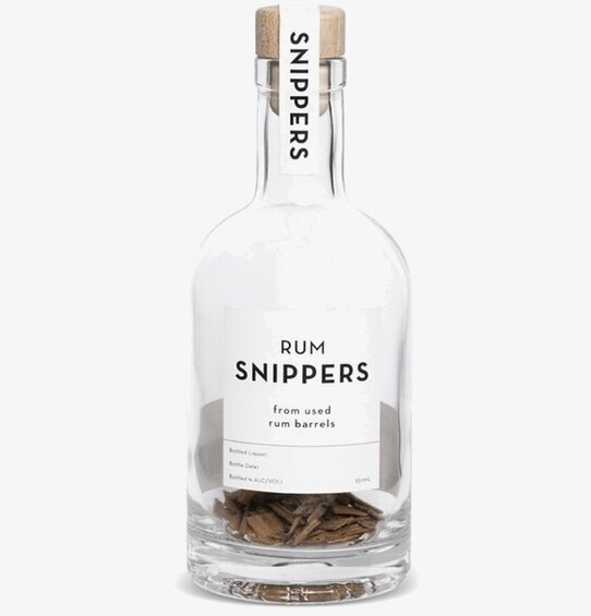 Snippers - Rom från BOXinBAG, flaska med träflisor
