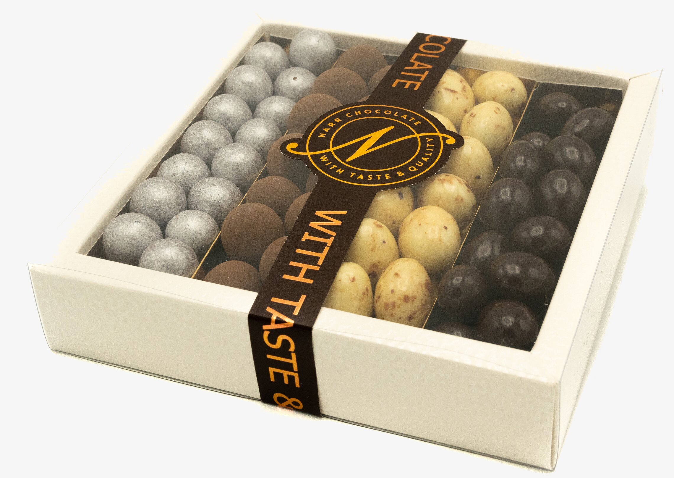 Ask Fyra Smaker från Narr Chocolate med fyra chokladtyper