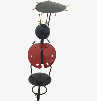 Regnmätare Nyckelpiga Plåt Delbar Different Design