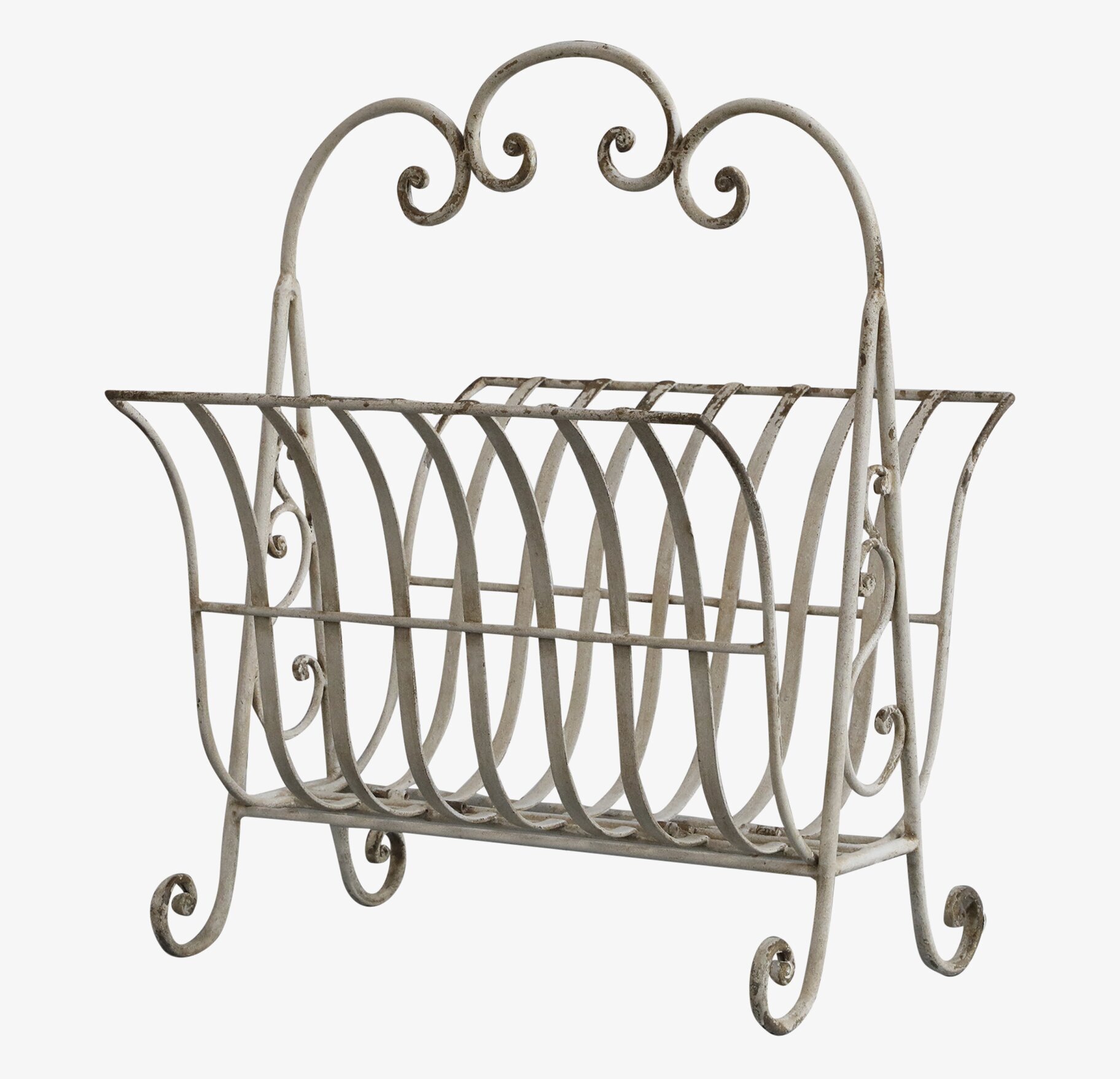 Tidningsställ Antique Creme från Chic Antique i metall