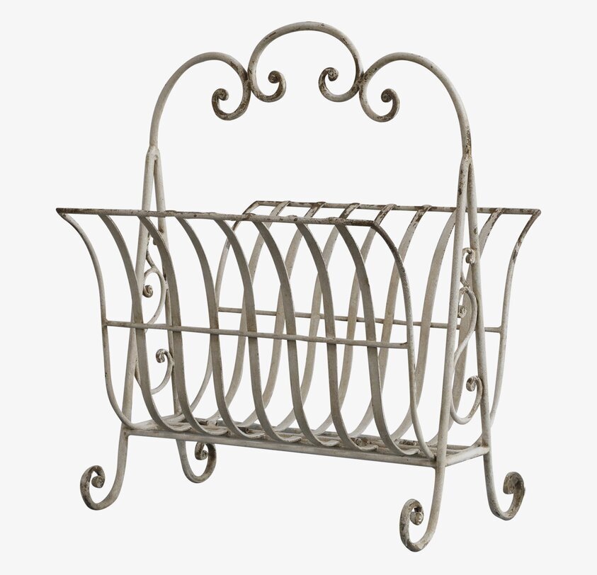 Tidningsställ Antique Creme från Chic Antique i metall