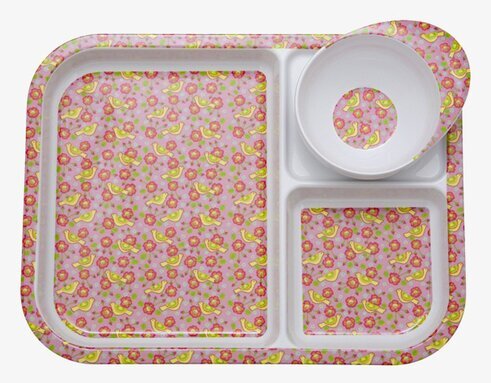 Barnset Fåglar från Rice – färgglatt matset för barn