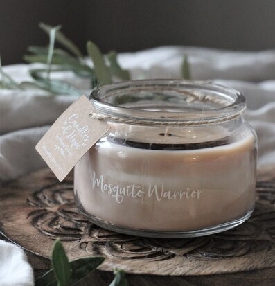 Doftljus Mosquito Warrior från Majas Cottage i glasburk