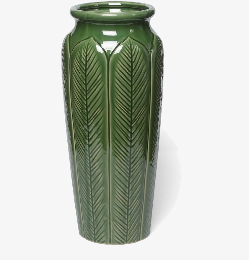 Eklaholm Art Nouveau från I AM Interior, grön keramikvas