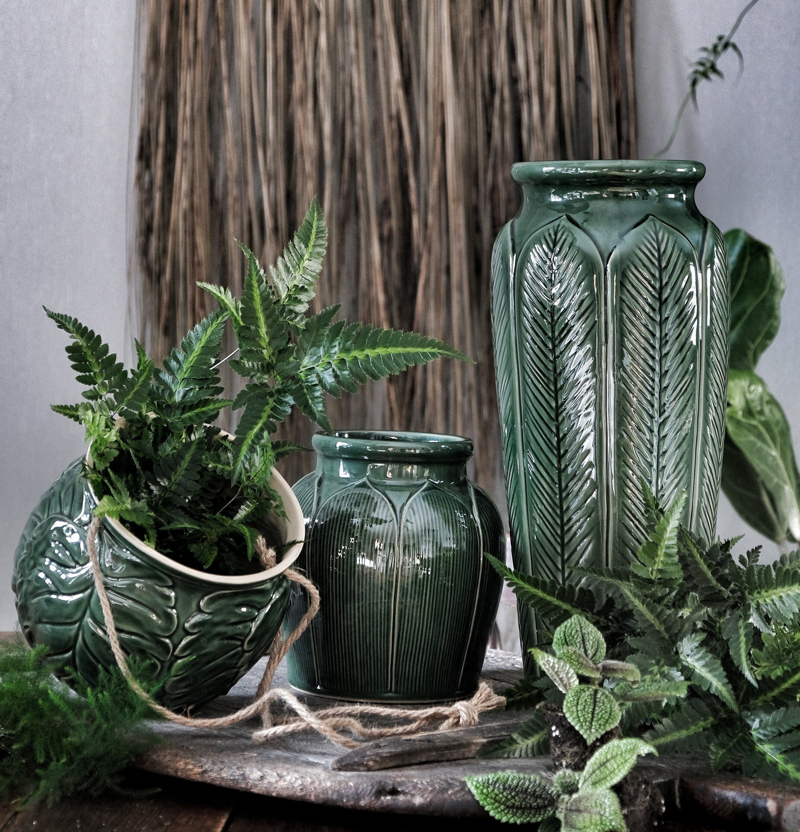 Eklaholm Lègume keramik från I AM Interior i naturlig miljö