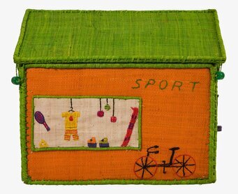 Förvaringslåda Sportaffär S från Rice med sportmotiv