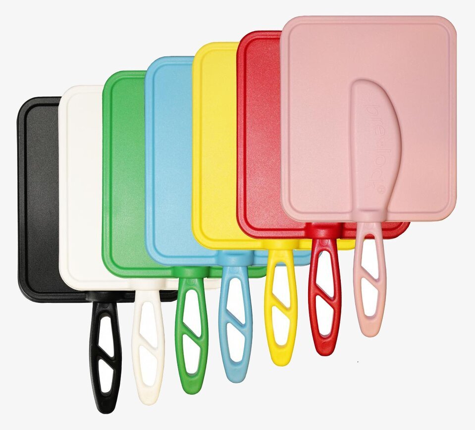 Brelock 600 g skärbrädor i olika färger, varumärket Brelock