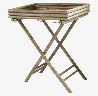 Brickbord Lyon Bambu från Chic Antique med avtagbar bricka