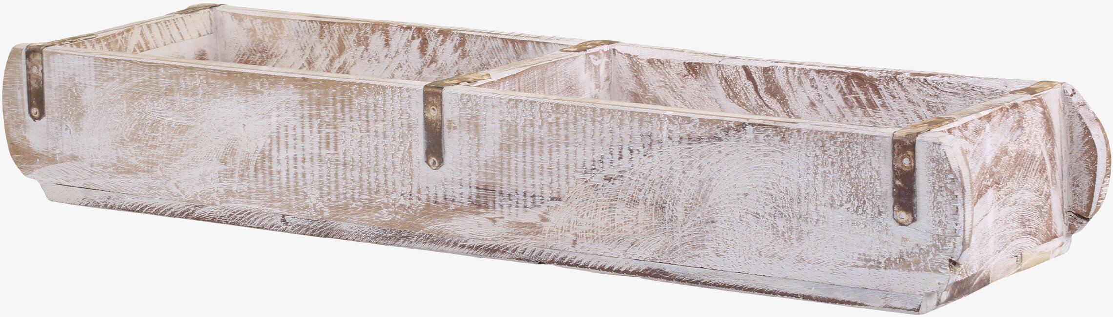 Murstensform Antik Vit - Trälåda från Chic Antique