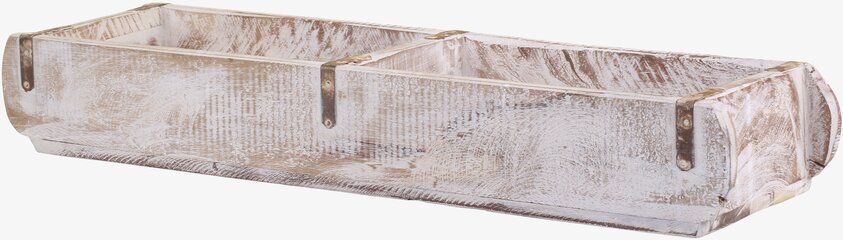 Murstensform Antik Vit - Trälåda från Chic Antique
