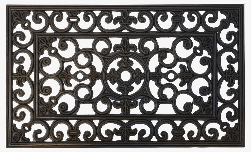 Dörrmatta Svart Filigran från IB Laursen med elegant design
