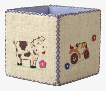 Förvaringskorg Anka Stor från Rice med lekfulla motiv