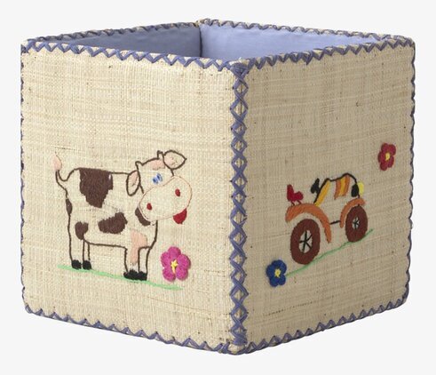 Förvaringskorg Anka Stor från Rice med lekfulla motiv