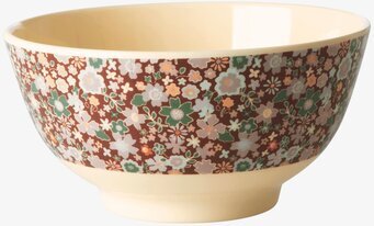 Skål Fall Floral Print från Rice med blommönster i melamin