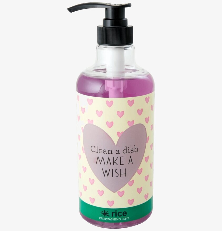 Diskmedel - Clean A Dish Make A Wish från Rice, lila flaska