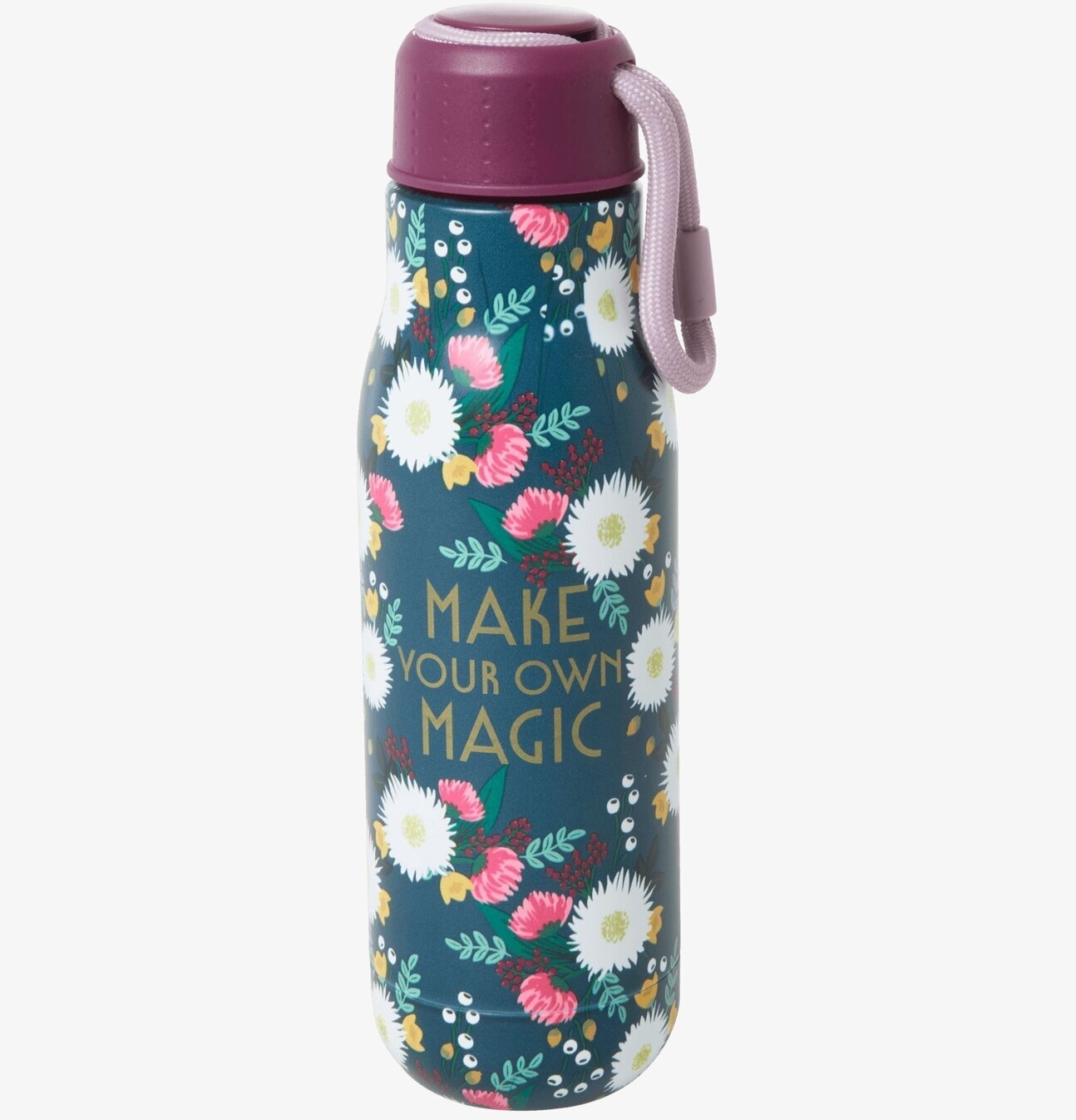 Dryckesflaska - Wedding Bouquet Print från Rice med blommönster