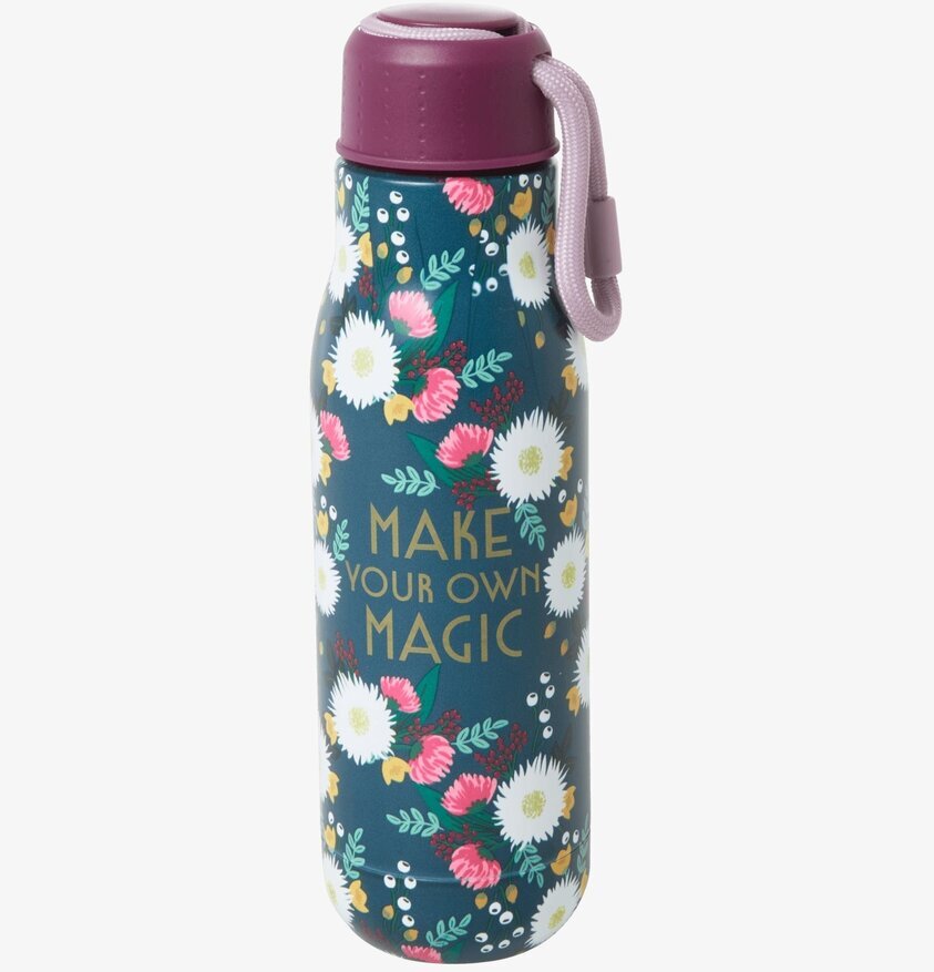 Dryckesflaska - Wedding Bouquet Print från Rice med blommönster