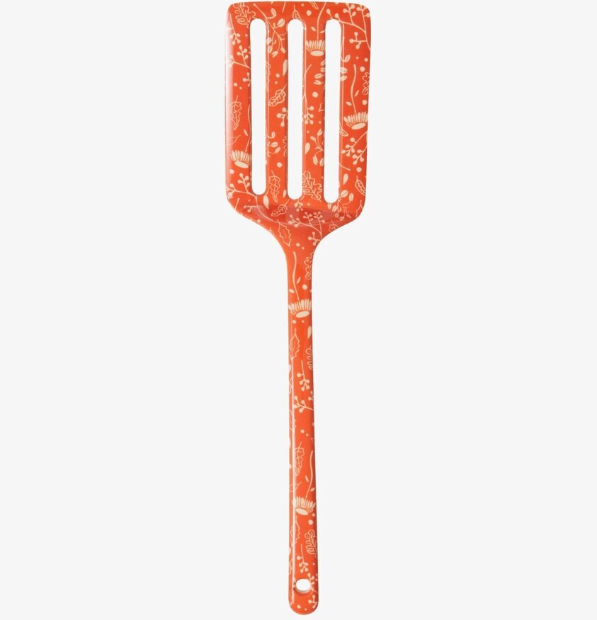 Stekspade - Fall Print från Rice med höstlövsmönster