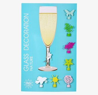 Glas Markör Natur från Pluto Produkter mot ljusblå bakgrund