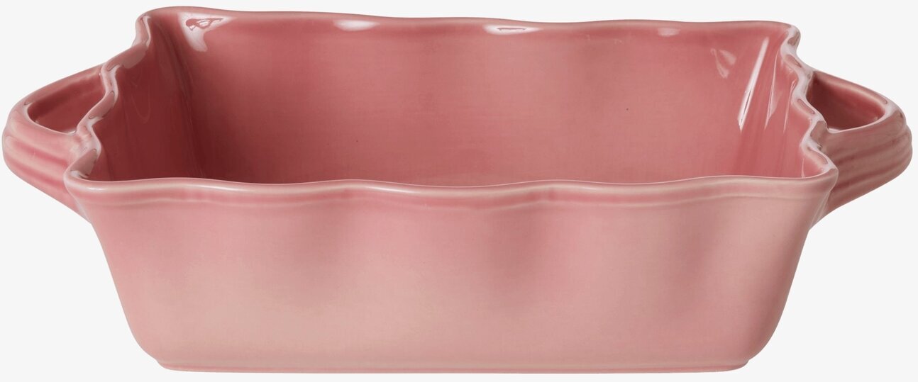 Ugnsform Medium Pink från Rice, rektangulär, rosa, keramik