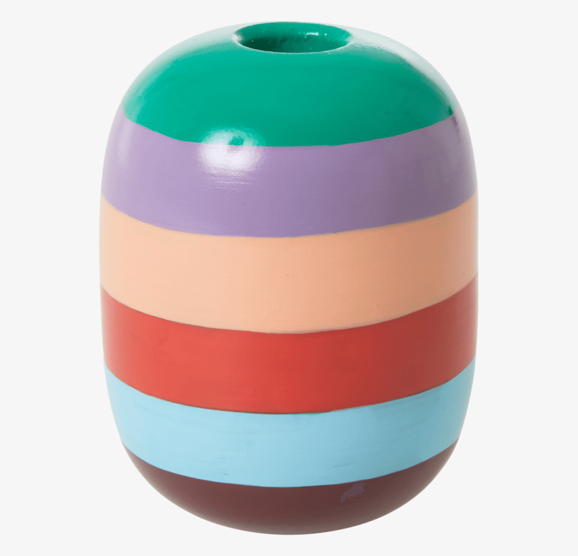 Ljushållare Multi Large från Rice i färgglada horisontella ränder