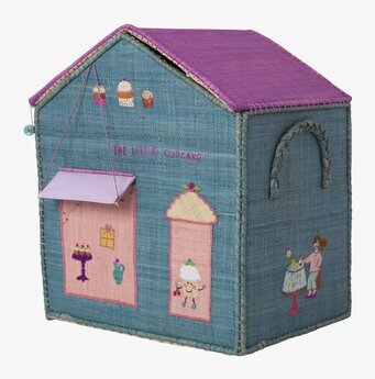 Förvaringslåda CupCake Mellan från Rice med husdesign