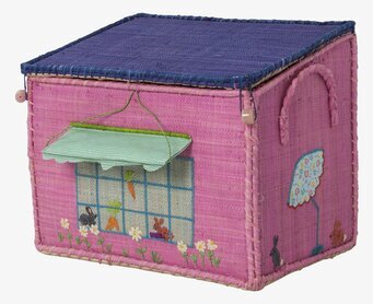 Förvaringslåda Kaninhus Liten från Rice med lekfull design