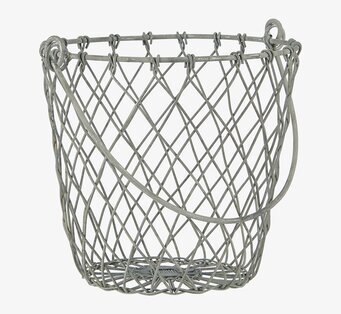 Metallkorg Med Handtag från IB Laursen i rustik design