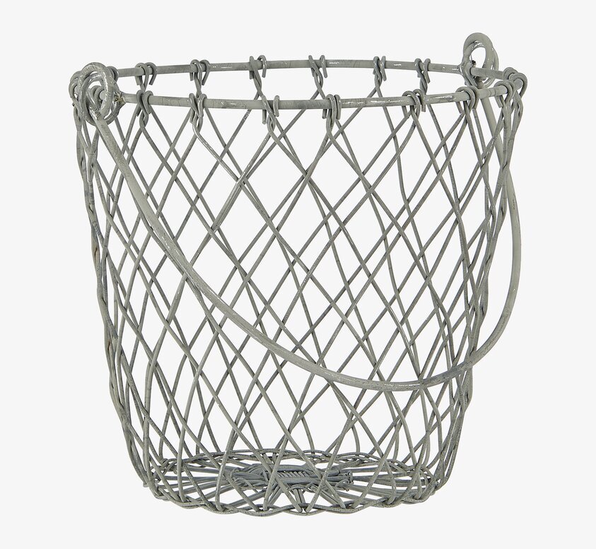 Metallkorg Med Handtag från IB Laursen i rustik design