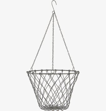 Metallkorg Inkl Kedja från IB Laursen, hängande förvaring