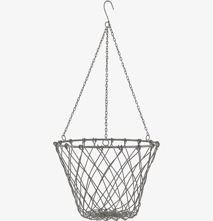 Metallkorg Inkl Kedja från IB Laursen, hängande förvaring