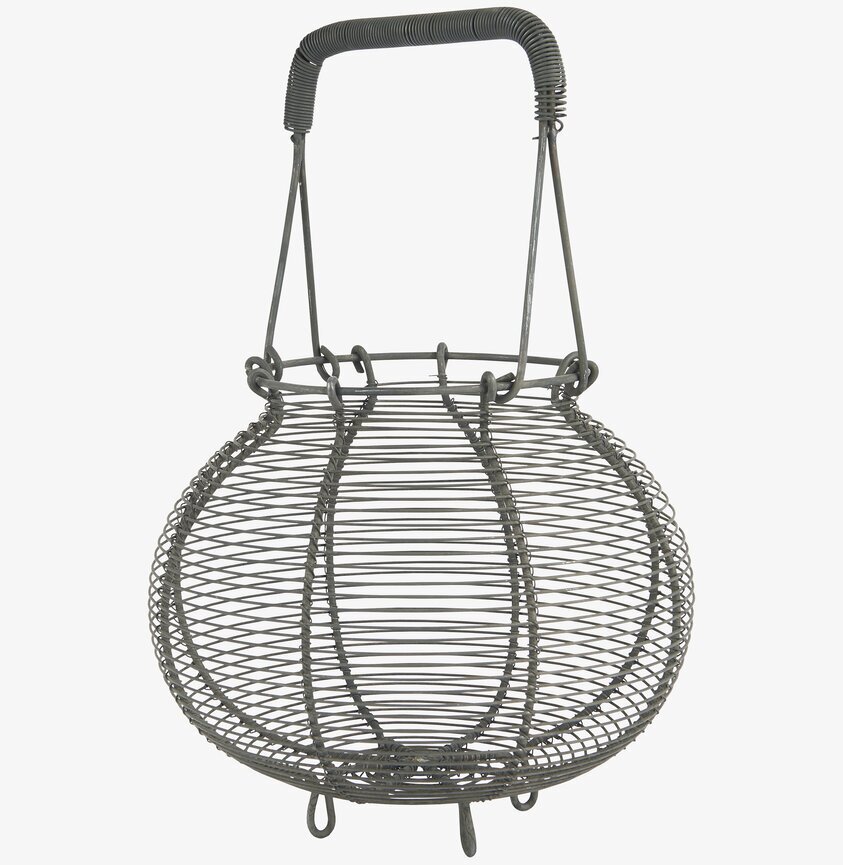 Trådkorg Med Handtag från IB Laursen mot vit bakgrund