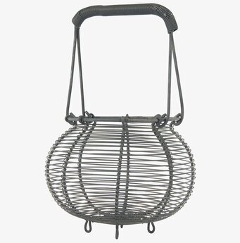 Trådkorg Med Handtag Liten från IB Laursen i metalltråd