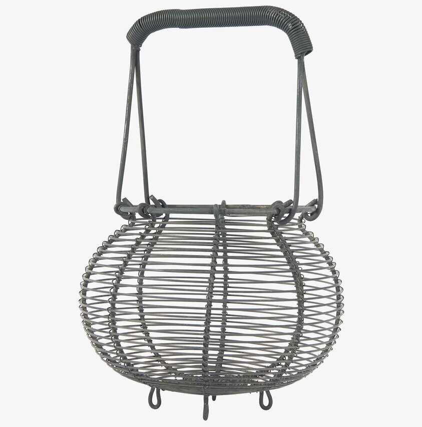 Trådkorg Med Handtag Liten från IB Laursen i metalltråd