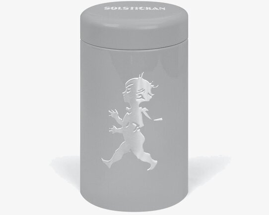 Tändsticksrör Grå från Solstickan med stilren och matt yta