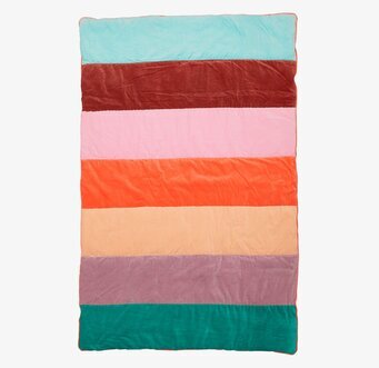 Quilt Velvet Stripes från Rice i färgglad och stilren design