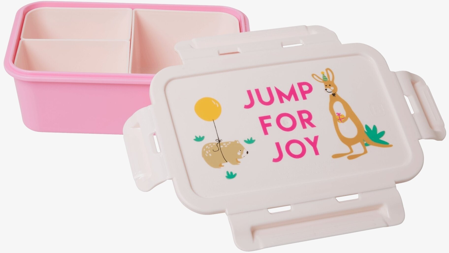 Lunchbox Party Animal Print från Rice med djur och text