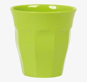 Mugg Grön från Rice, plastmugg med livfull grön färg