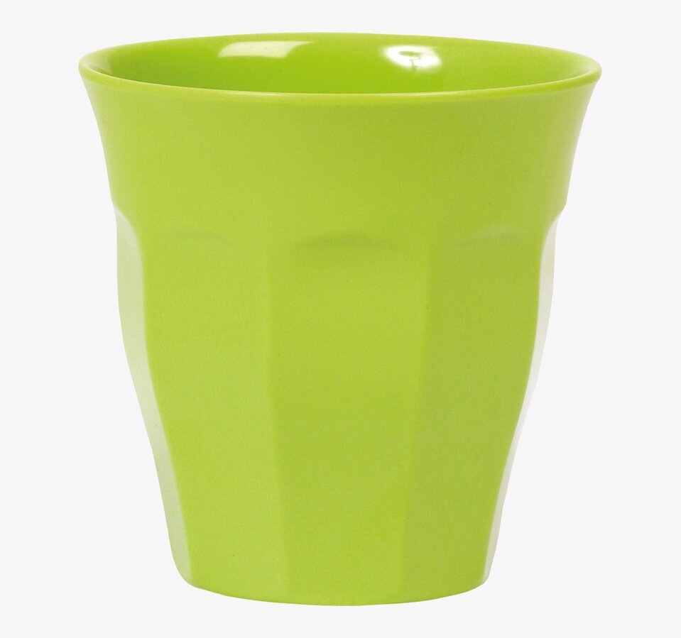 Mugg Grön från Rice, plastmugg med livfull grön färg
