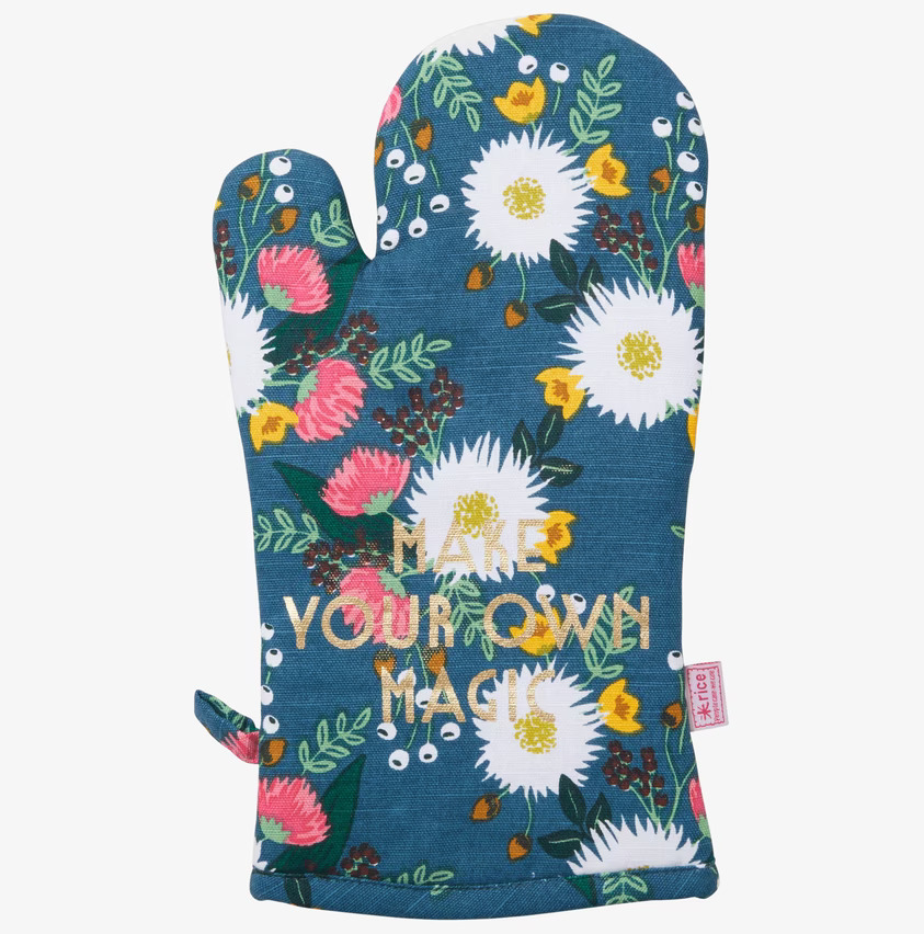 Ugnsvante Wedding Bouquet Print från Rice med blommönster