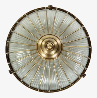 Taklampa Plafond Frost Stor från A Lot Decoration i mässing