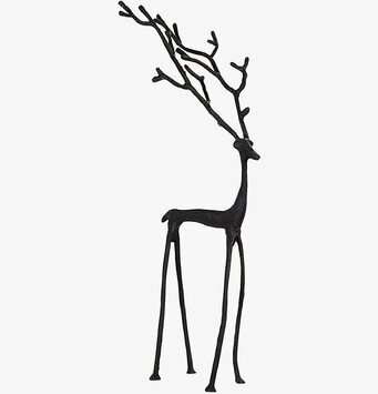 Ren Svart Gjutjärn L från A Lot Decoration, elegant hjort
