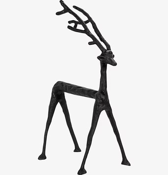 Ren Svart Gjutjärn M från A Lot Decoration med böjda horn