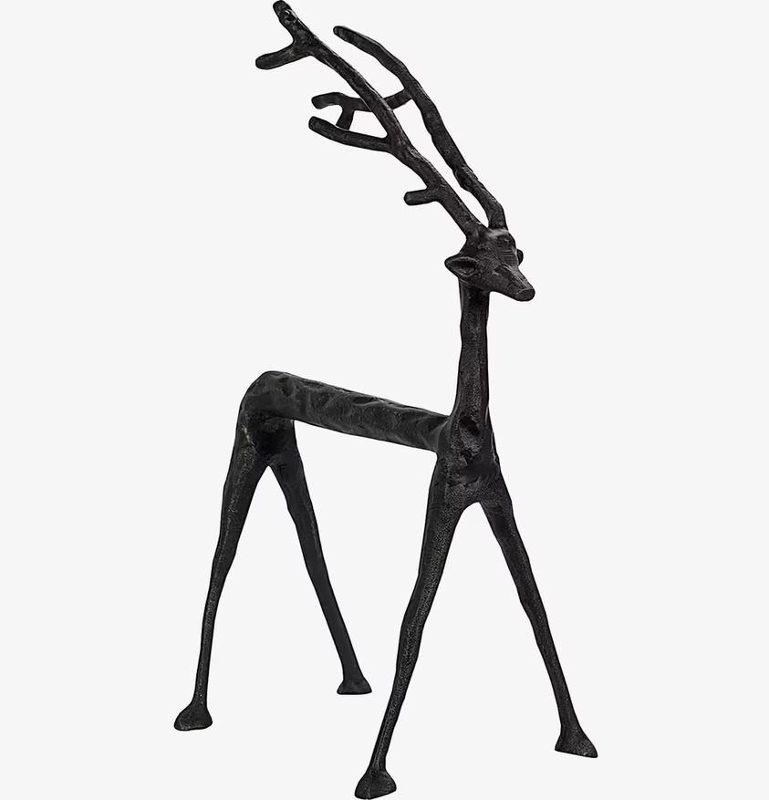 Ren Svart Gjutjärn M från A Lot Decoration med böjda horn