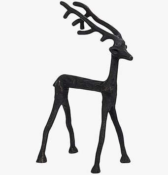 Ren Svart Gjutjärn S skulptur från A Lot Decoration