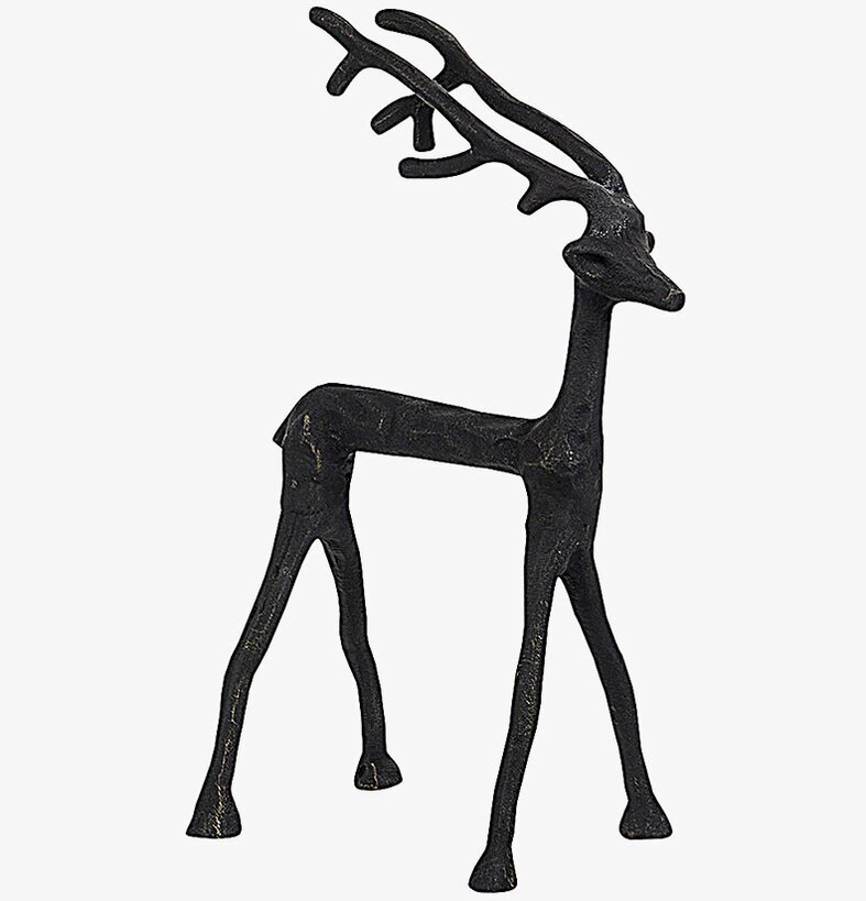 Ren Svart Gjutjärn S skulptur från A Lot Decoration